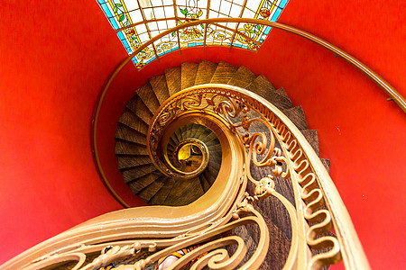 螺旋楼梯艺术房子漩涡博物馆艺术品殖民背景建筑地标圆圈图片