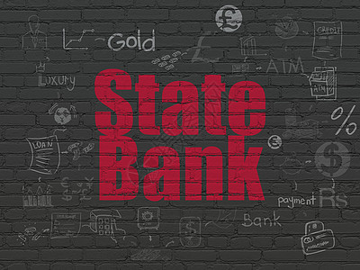 货币概念国家银行在背景墙上金融账单现金方案银行银行业图表库存投资绘画图片