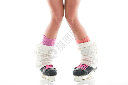 滑板口角刀刃女性活动丝袜滑冰休闲女士绑腿短袜图片