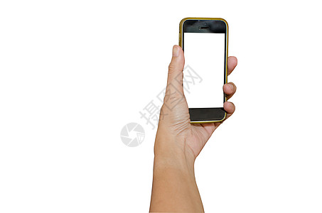 手机使用手用智能手机电话白色展示屏幕细胞商业技术背景