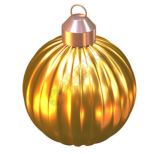 孤立的闪亮圣诞树球塑料插图生日节日金属装饰品假期庆典圆形反光图片