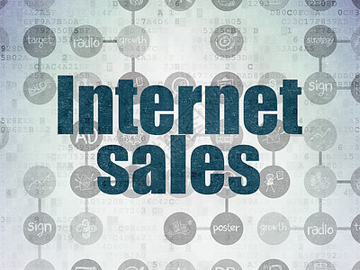 营销概念 数字纸背景因特网销售网销量公关技术代码图表市场互联网战略电脑绘画广告图片