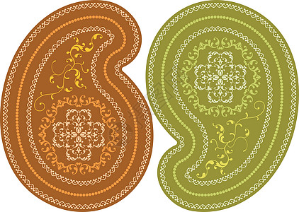 Paisley 设计可用作纺织品 Batik印刷品曲线插图艺术墙纸蜡染布滚动夹子漩涡打印库存图片