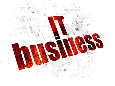 数字背景下的商业概念 IT 业务成就品牌伙伴代码解决方案电脑数据战略交易营销图片