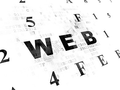 Web 开发概念 Web 上数字背景格式数据交通网络编程代码网站屏幕网页展示图片