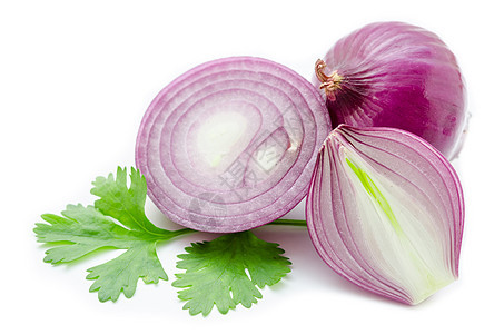 切红洋葱饮食叶子香料健康树叶烹饪紫色文化水果食物图片