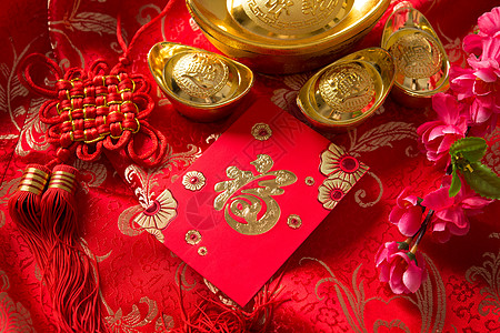 中华新年墙纸李子幸福卡片书法装饰文化派对假期横幅图片