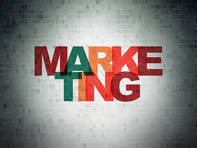 广告概念 数字纸张背景的市场营销活动社会研究战略代码灰色宣传互联网社区产品创造力图片