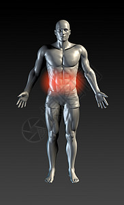 腹部伤害理疗疼痛疾病放射科保健运动医院x射线收藏辉光图片