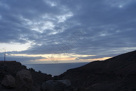 日落旅行假期气候海洋天堂蛋白海岸天空天气太阳图片