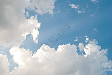 蓝色天空和白云的图像平流层自由天际场景天堂太阳气候空气柔软度天气图片