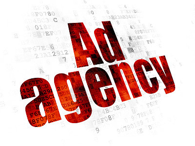 数字背景上的营销概念广告代理互联网社区技术屏幕代码产品研究展示销售数据图片