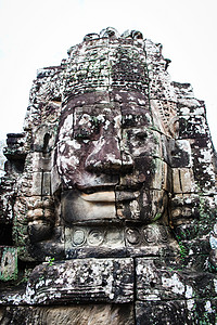 柬埔寨古代救济组织砂岩石材宗教雕塑文化旅行人脸地方旅游艺术图片
