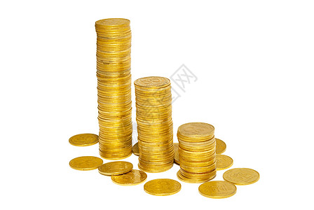白色的金币堆积如山订金储蓄金融现金辉光银行业薪水购物货币金属图片