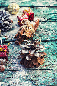 圣诞组成庆典季节季节性假期香气香料装饰品松树玩具乡村图片