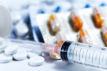 与玻璃瓶和药用药丸药物外科过敏诊断安瓿止痛药疫苗制药注射瓶子胰岛素图片