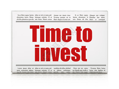 时间安排概念报纸标题时间投资倒数红色出版物新闻日程小时白色公告展示文章图片