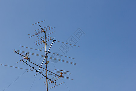 天线信号电缆金属电讯卫星电视收音机电气房子接待图片