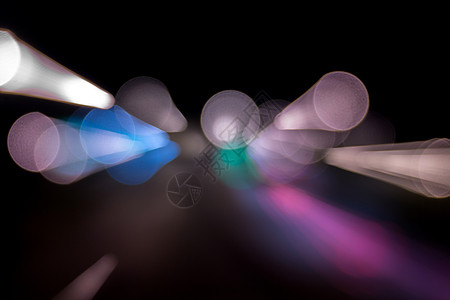开动了多彩色彩的布基赫市灯光圆形辉光火花生活速度运动蓝色城市隧道耀斑图片