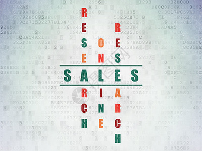填字游戏中的营销概念销售市场互联网公关品牌宣传产品技术数据广告测验图片