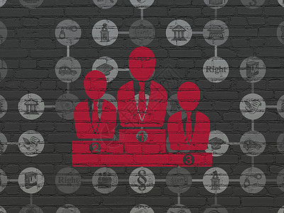 法律概念 墙壁背景商业小组领导者建筑团队犯罪人士方案图表法庭商务金融图片