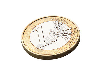 欧元硬币金属货币白色现金外币图片