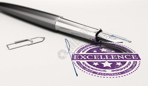 英才证书证书商业管理经验签名橡皮服务概念教育成功文凭图片