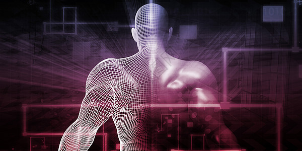 数字健康系统互联网起搏器技术身体网络公司电子人心理学数据治疗图片