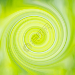 绿色和黄色抽象旋转图片
