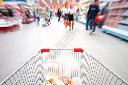 超市购物车产品部门食物贸易走道杂货店大车市场零售架子图片
