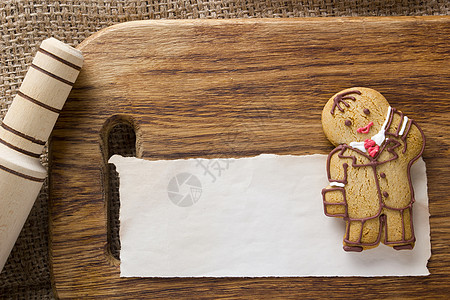人形的曲奇饼庆典季节微笑饼干烹饪礼物小吃下属假期蛋糕图片