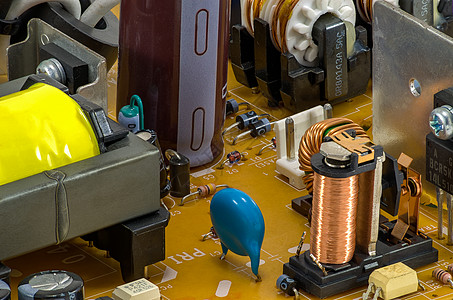 电子板与部分变压器互联网半导体线条母板电脑电子产品电路电源工程图片