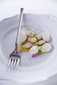 特罗波亚红洋葱蔬菜戒指维生素食物红色饮食烹饪图片