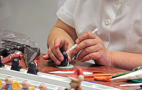 马尔齐潘雕像手模 烹饪甜d的工艺面团女士美食糖果生产家庭甜点庆典孩子饼干图片