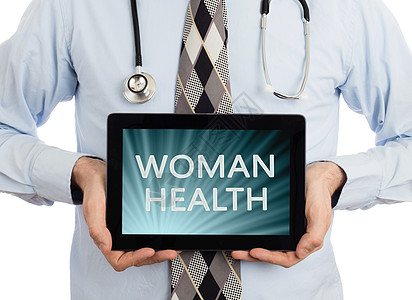 持有平板药的医生     妇女健康诊断工作屏幕诊所男性妇科医院专家技术妇科医生图片