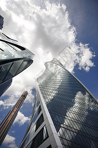 莫斯科国际商务中心景观建筑外观办公室技术蓝色城市个人未来派阳光图片