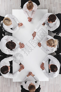 工商界人士参加会议合作头脑商界女性办公室职业商务白色公司同事图片