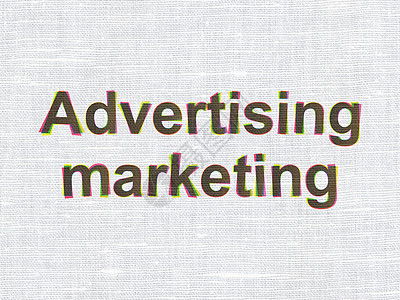 广告媒体营销概念 关于布料纹理背景的广告营销背景