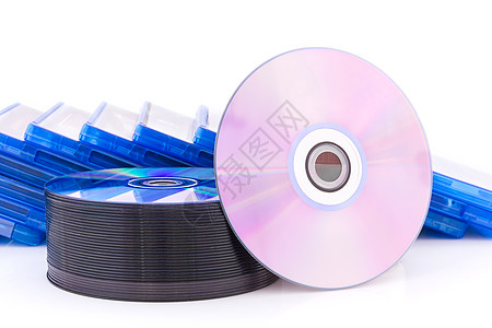 光盘包装DVD/CD 带光盘的光碟盒背景
