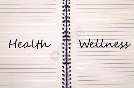 健康和健康在笔记本上写作身体卫生食物医疗运动绿色活力饮食生活压力图片