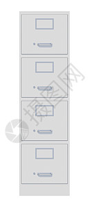办公室内阁隔绝于白色背景之外档案贮存图书馆渲染目录灰色3d数据学校家具图片