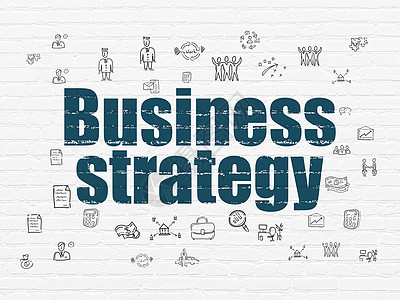 在背景墙上的财务概念业务战略伙伴金融交易涂鸦营销团队品牌项目领导者草图图片
