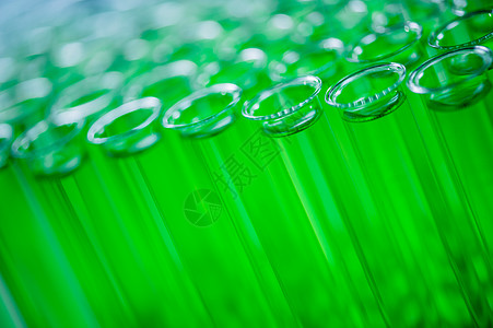 实验室 绿色测试管化工反射实验科学锥体药品化学生物烧瓶微生物学图片
