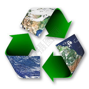 行星地球的再循环符号生物环境插图生态绿色白色全球垃圾图片