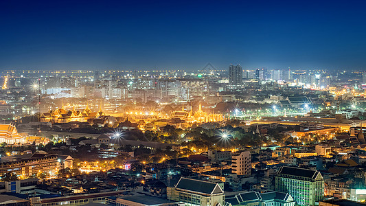晚上和街上 曼谷市最上Vie市中心图片