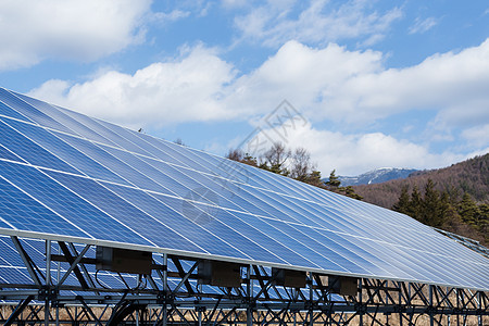 太阳能电池板力量晴天集电极资源蓝色发电机建筑光伏技术天空图片