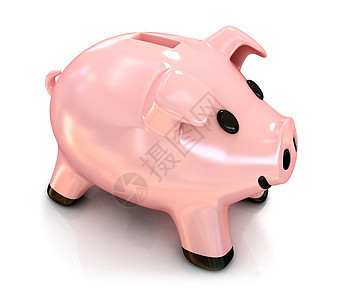 3D养猪银行商业小猪财富储蓄玩具货币经济口袋硬币工作室图片