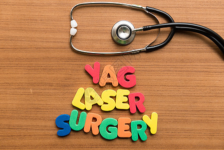 雅格激光外科用听诊器使用多彩的字词手术疾病医生感染饮食药剂师诊断治疗病人外科图片