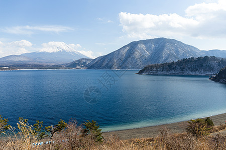 藤山旅行蓝色火山公吨植物地标稻草天空时间爬坡图片