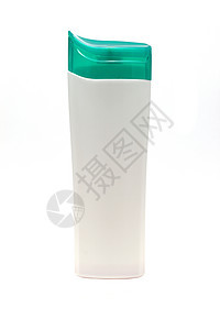白瓶中洗发水 隔离绿帽图片